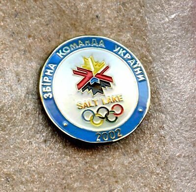 NOC Ukraine 2002 Salt Lake City OLYMPIC Team Games Pin #144 on the back