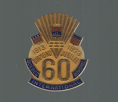 1973 Quebec International Bonspiel, Curling Club pin