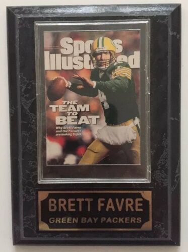 Brett Favre Plaque Green Bay Packers Sports Card 4