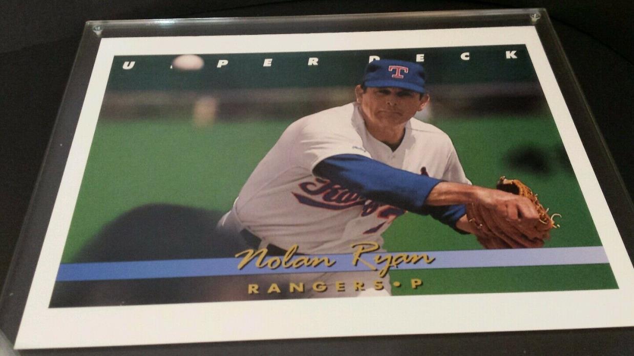 Baseball Nolan Ryan 1993 Upper Deck  plaque double sided  #2164 of 5000