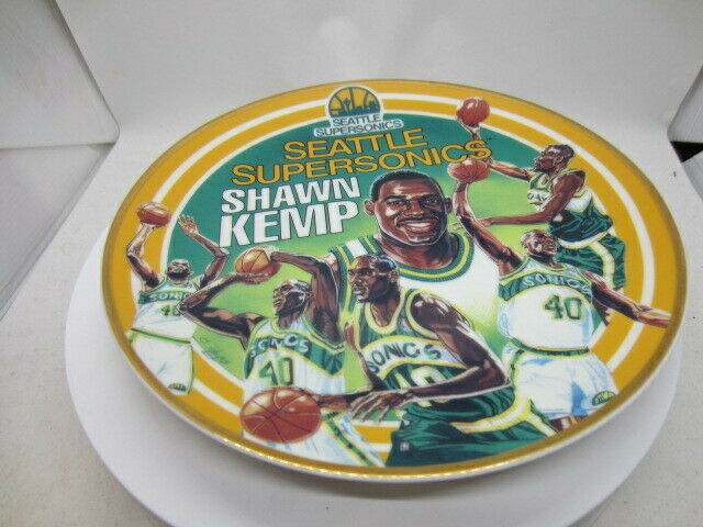 1995 Sports Impressions Shawn Kemp Seattle Supersonics Plate 645/5000