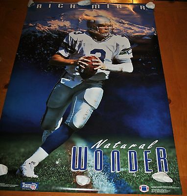 VINTAGE # 4365 POSTER RICK MIRER SEATTLE SEAHAWKS NATURAL WONDER