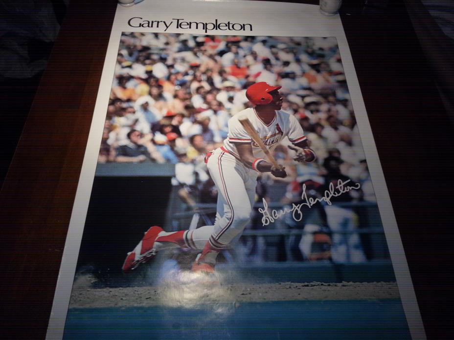 Vintage 1978 Gary Templeton Sports Illustrated Poster St Louis Cardinals