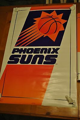 VINTAGE PHOENIX SUNS LOGO POSTER NEW IN WRAP NO TEARS NO TAPE NO PIN HOLES