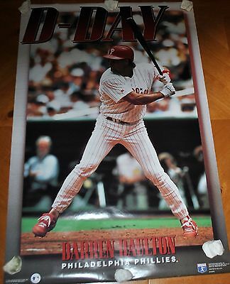 VINTAGE # 4263 POSTER DARREN DAULTON D-DAY 1993 PHILADELPHIA PHILLIES