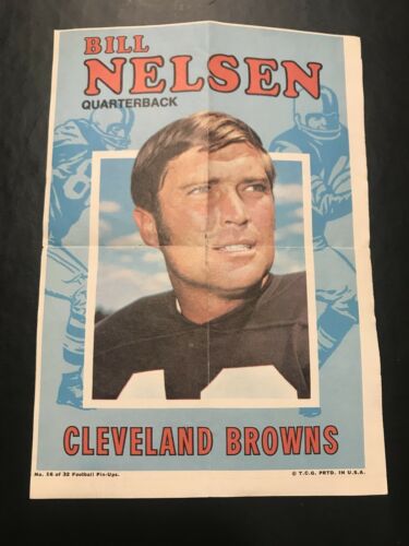1971 Topps Bill Nelson Collectible Poster