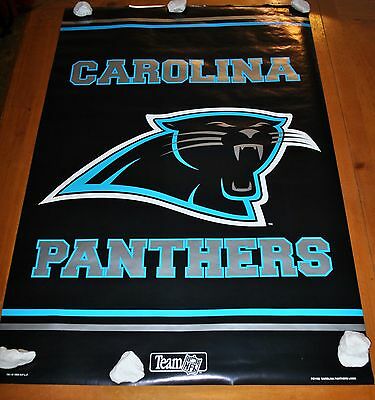 VINTAGE # 1196 POSTER TEAM NFL CAROLINA PANTHERS LOGO 1993