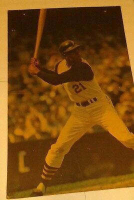 1968 M.L.B.P.A. POSTER ROBERTO CLEMENTE STORE DISPLAY PITTSBURGH PIRATES RARE!!