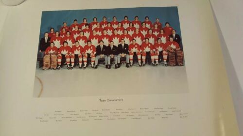 1972 Team Canada Group Picture Souvenir Poster 20x16 Inches Unframed