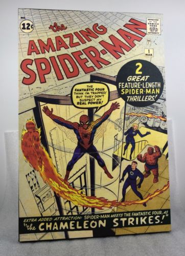 AMAZING SPIDER-MAN NO.1 COVER: SPIDER-MAN CANVAS ART PRINT