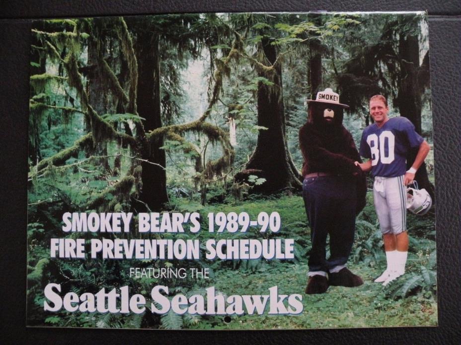 1989-1990 Seattle Seahawks Calendar
