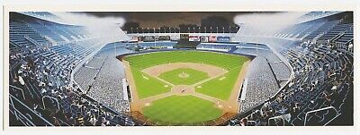 Bill Goff Ballpark Art Card Postcard, Yankee Stadium Nocturne, New York Yankees