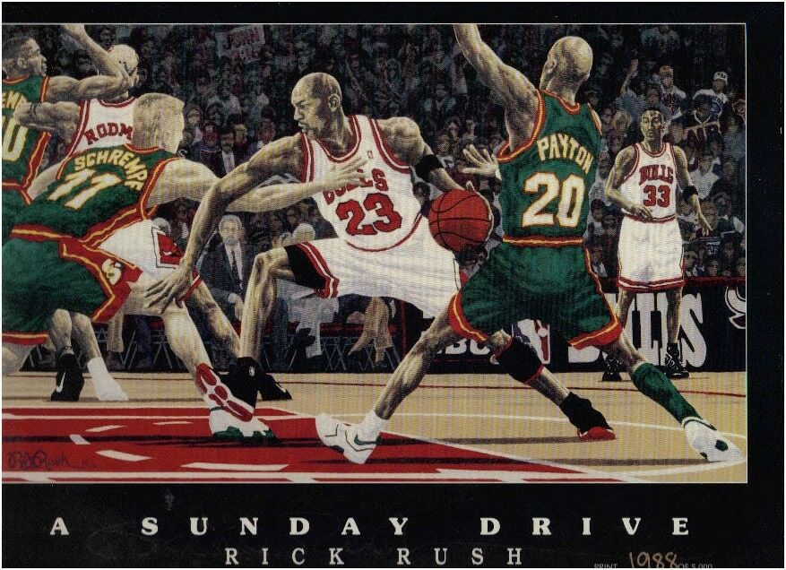 Print of  A Sunday Drive  by Rick Rush