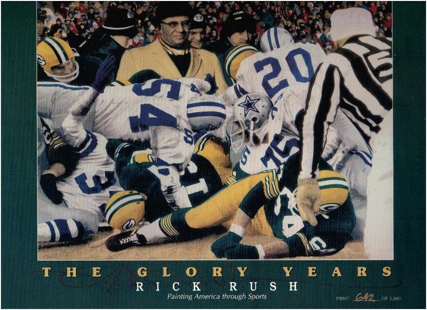 Print of The Glory Years  The Ice Bowl