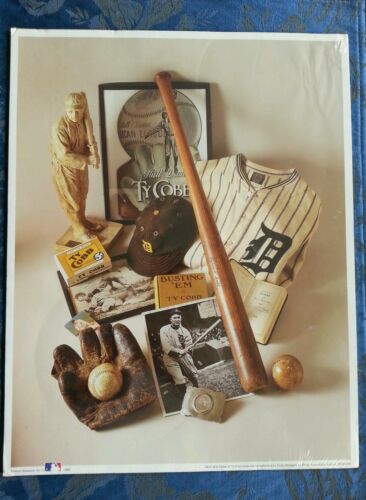 1993 Ty Cobb Detroit Tigers  Print Henry Groskinsky 1st Edition