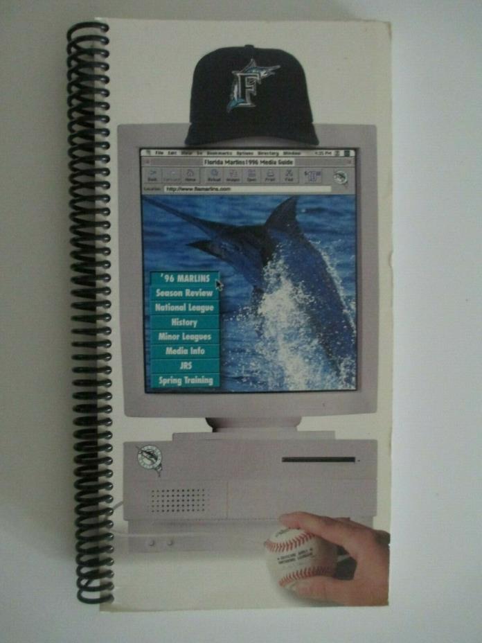 1996 Florida Marlins Baseball Media Guide