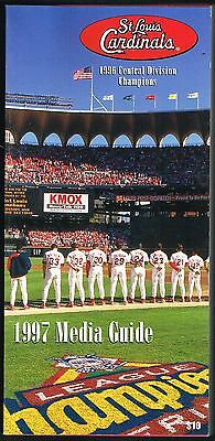 1997 St Louis Cardinals MLB Baseball Media GUIDE