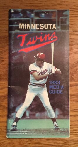 1983 MINNESOTA TWINS MEDIA GUIDE  - KENT HRBEK