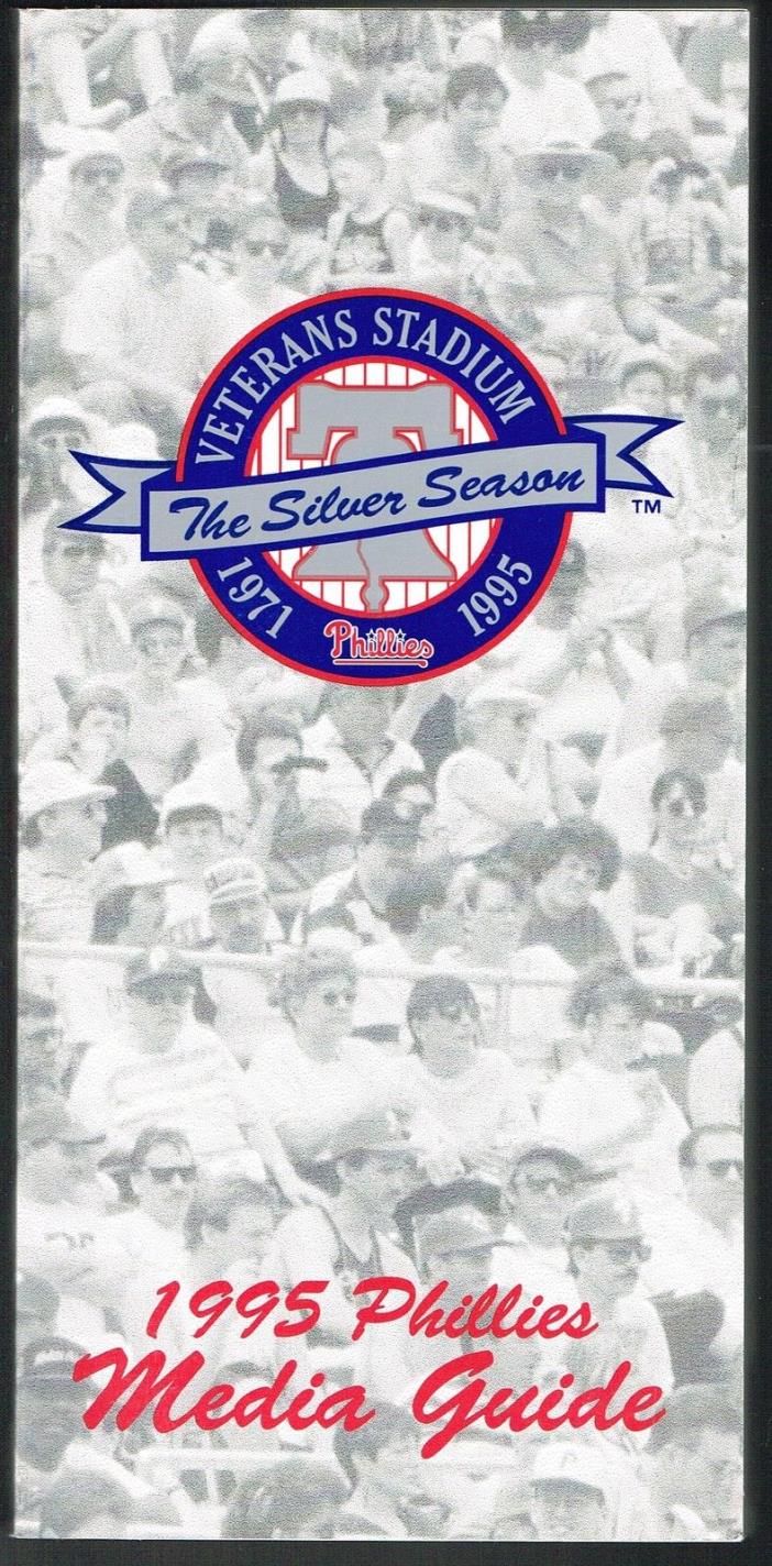 1995 Philadelphia Phillies MLB Baseball Media GUIDE