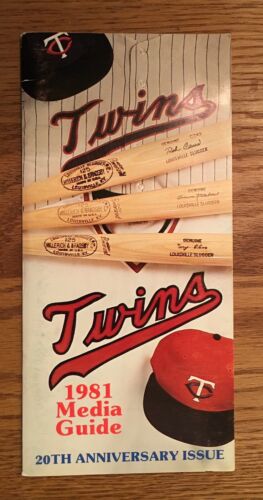 1981 Minnesota Twins Media Guide