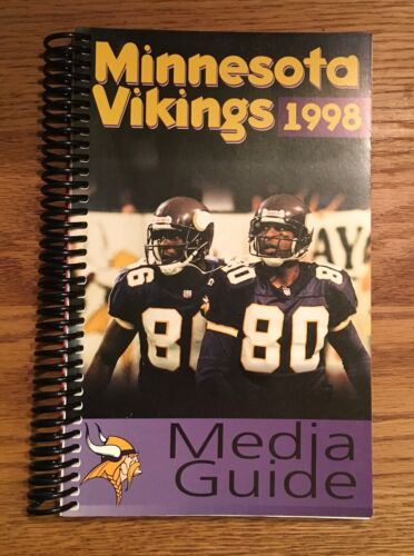 1998 Minnesota Vikings Media Guide Cris Carter