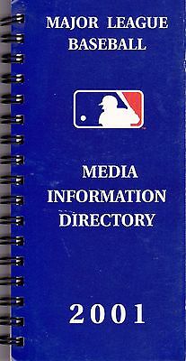 2001 Major League Baseball Media Information Directory