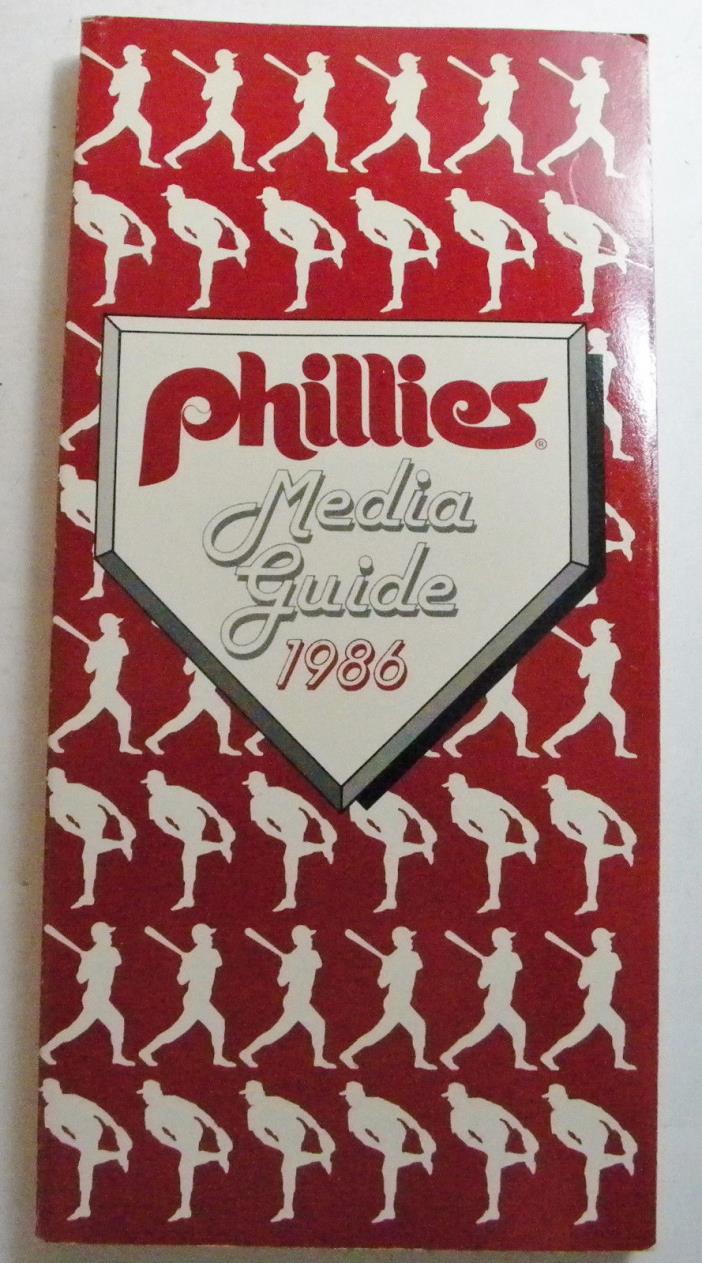 1986 Philadelphia Phillies Media Guide