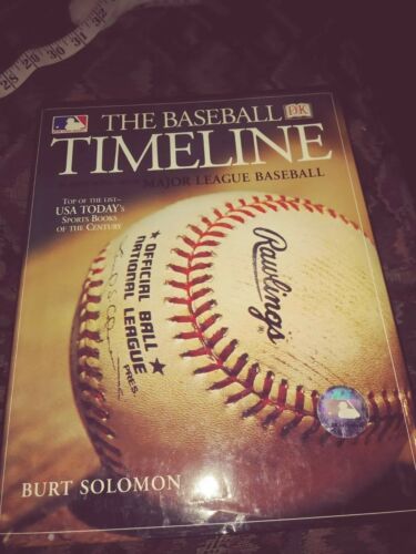MLB THE BASEBALL TIMELINE BOOK NEW 2001