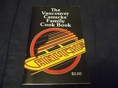 1980-81 Vancouver Canucks` Family Cook Book UNMARKED