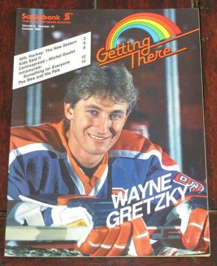 Scotia Bank Hockey college news October 1985 Wayne Gretzky Getting There