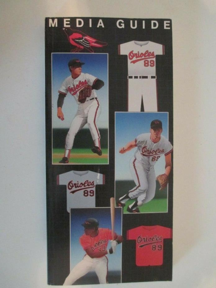 1989 Baltimore Orioles Baseball Media Guide