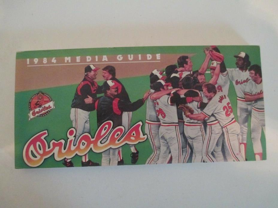 1984 Baltimore Orioles Baseball Media Guide