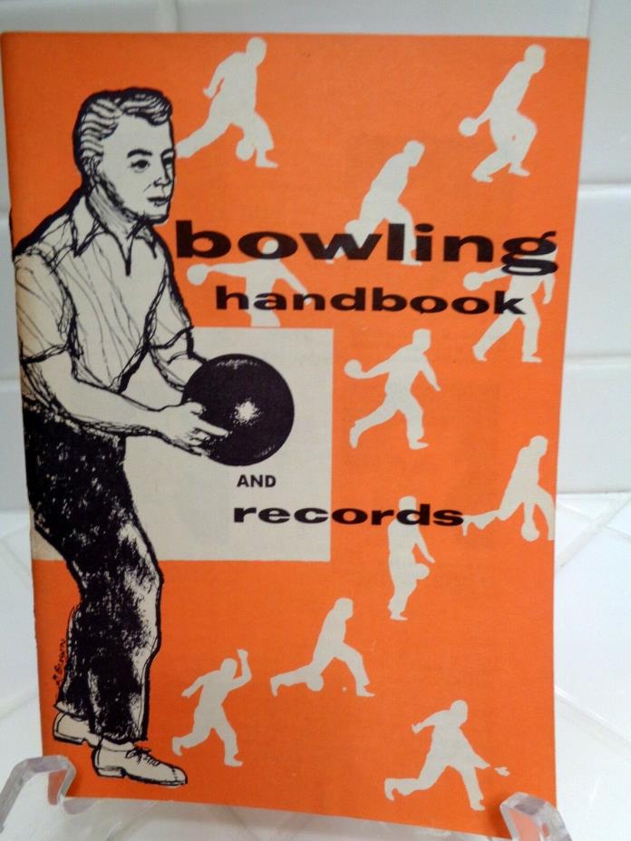 VTG 1950s 1957 - BOWLING HANDBOOK & RECORDS - INTERNATIONAL NEWS SERVICE