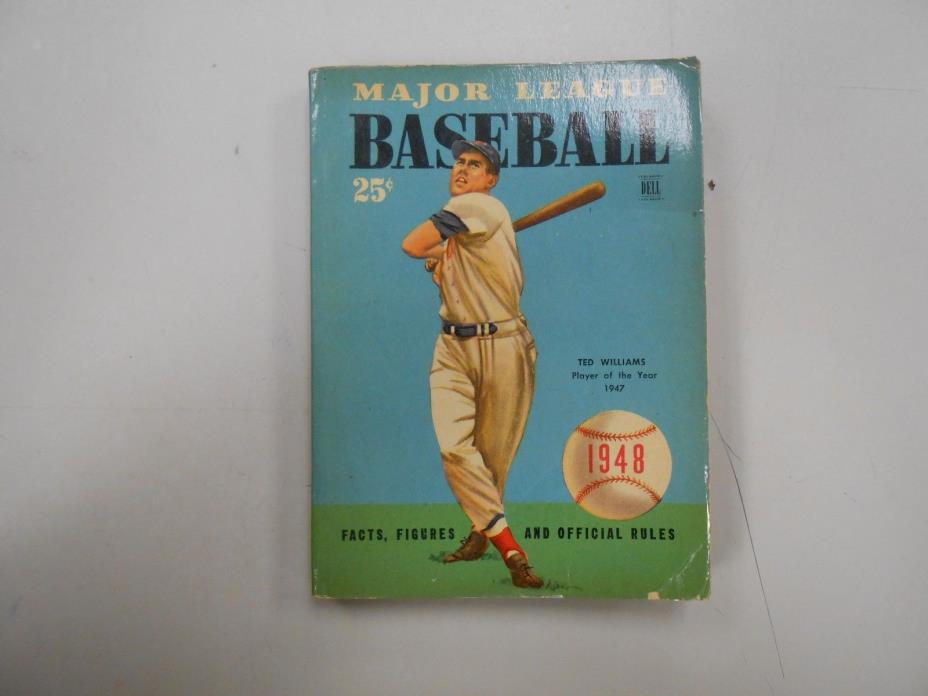 Major League Baseball Facts, Figures and Official Rules (1948, Whitman) LOOK!