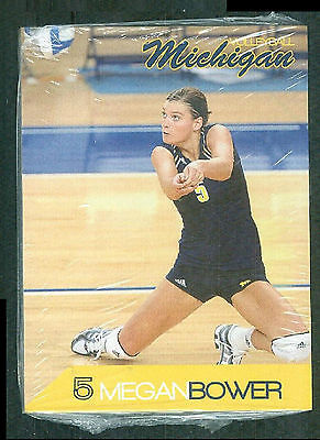 2009 Michigan Volleyball Team Card Set SGA 15 diff NIP UNOPENED NCAA College