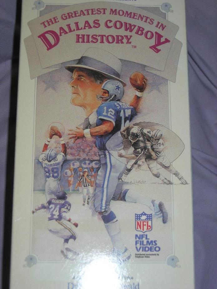 The Greatest Moments in Dallas Cowboys History  NFL Films VHS