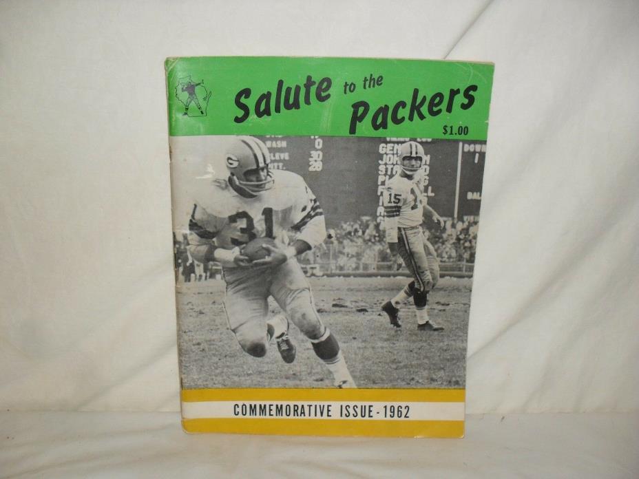 Vintage 1962 Salute to the Packers Commemorative Issue