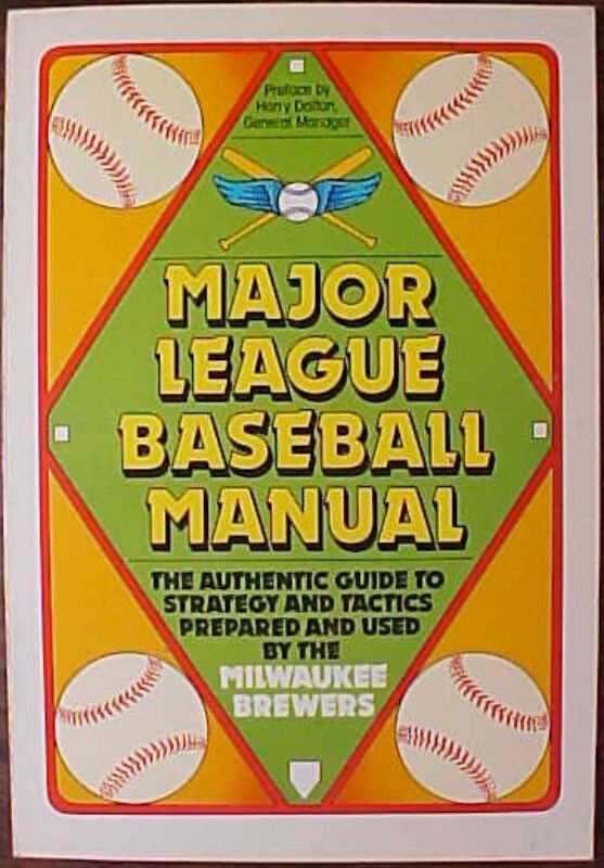 MAJOR LEAGUE BASEBALL MANUAL: MILWAUKEE BREWERS-1982 SC BOOK