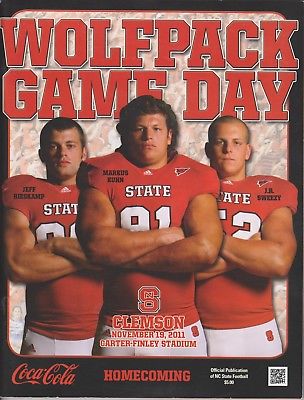 2011 Clemson vs North Carolina State Football Program