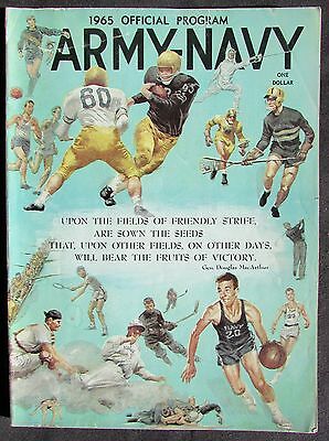 1965 Army - Navy Football Program