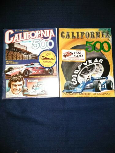 CALIFORNIA 500 ONTARIO MOTOR SPEEDWAY 1979&1980 PROGRAM