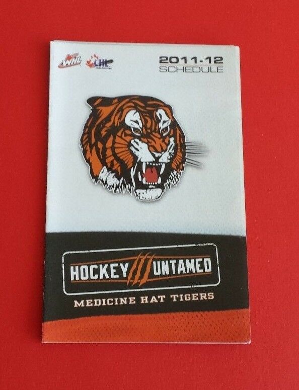 2011/12 WHL Medicine Hat Tigers Pocket Schedule***Western Hockey League***