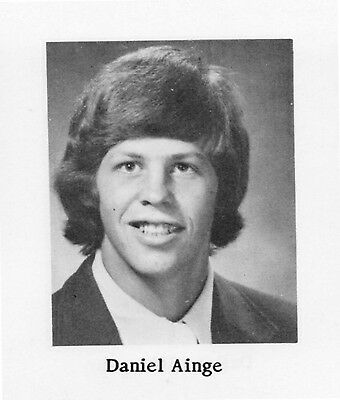 DANNY AINGE High School Yearbook SENIOR Year High School ATHLETE of the CENTURY