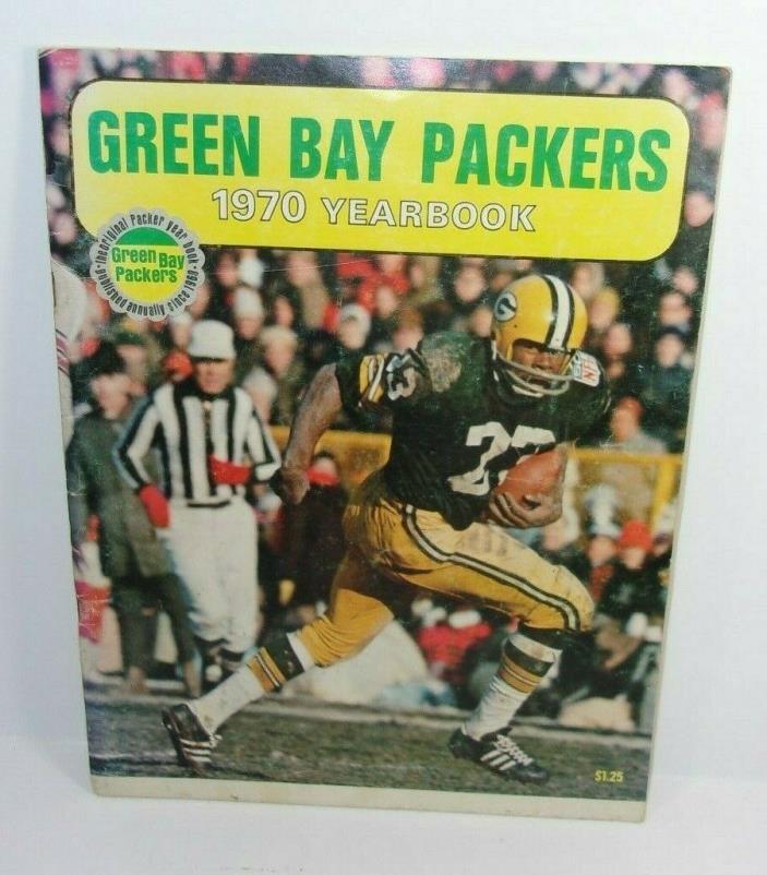 Green Bay Packers 1970 Yearbook Bart Starr Ray Nitschke Forrest Gregg  T*