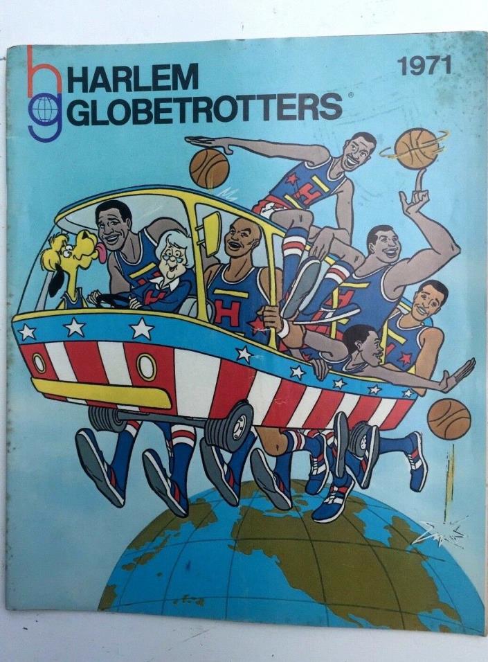 1971 Harlem Globetrotters Program Yearbook