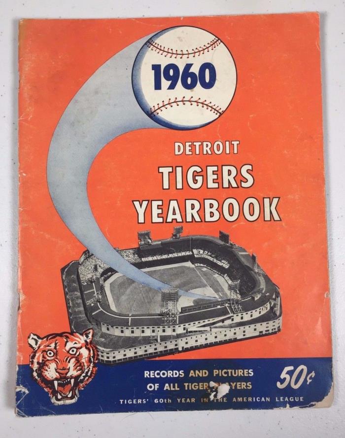 1960 Detroit Tigers Official Yearbook