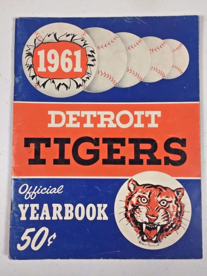 1961 Detroit Tigers Official Yearbook
