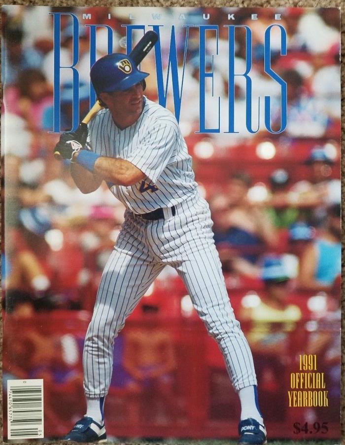 1991 Milwaukee Brewers Baseball MLB YEARBOOK