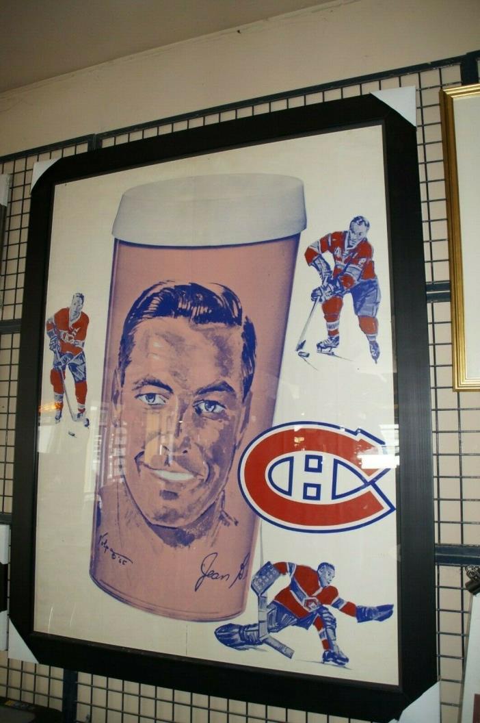 Rare Jean Beliveau Store Display from Steinberg's Grocery Stores (40