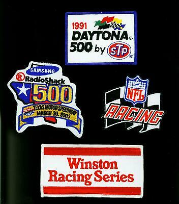 Nascar 4 Patch lot- Daytona 500 -Radioshack 500- NFL Racing- Winston